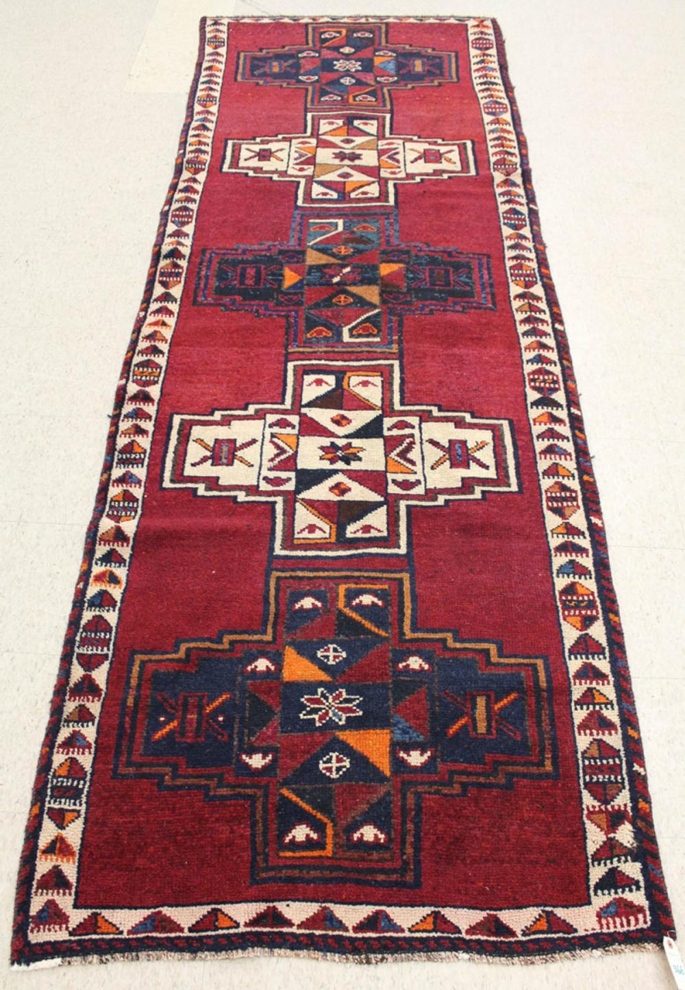 PERSIAN TRIBAL RUNNER, FIVE