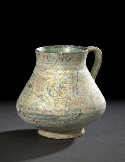 Persian Turquoise- and Black-Glazed
