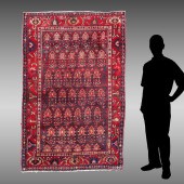 PERSIAN VILLAGE RUG, 4'6'' X 6