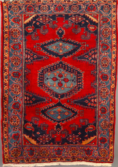 Persian Vis Carpet,  5' 7" x 7'