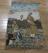 PERSIAN WALL HANGING "FALCONRY
