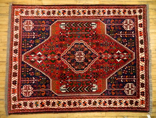 PERSIAN WOOL SHIRAZ RUGPersian wool