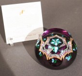 PERTHSHIRE LAMPWORK FLOWER AND