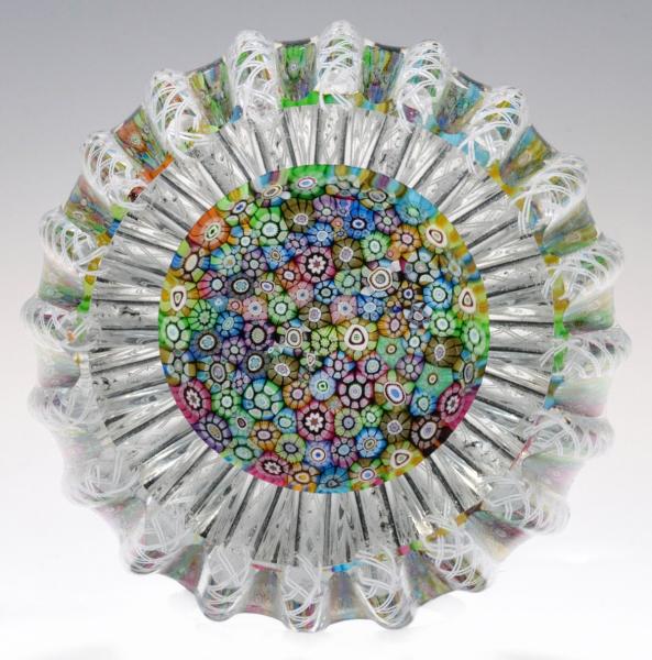 PERTHSHIRE LATTICINO RIB MILLEFIORI