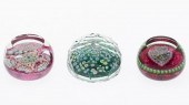 PERTHSHIRE PAPERWEIGHT AND 2 C