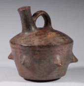 PERU MACANA SPOUTED VESSEL Spo