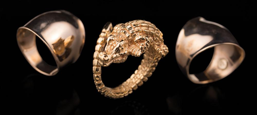 PERUVIAN 14 KT. YELLOW GOLD KNUCKLE