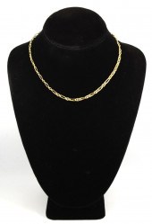 PERUVIAN 14K YELLOW GOLD DOUBL