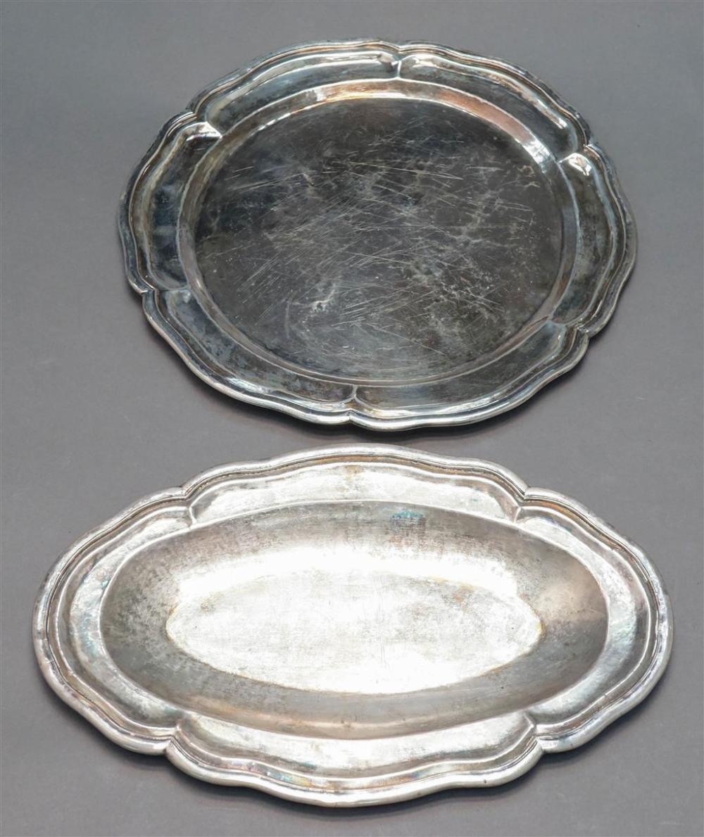PERUVIAN 900-SILVER OVAL DISH AND A