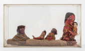 PERUVIAN CHANCAY CLOTH DOLLS &