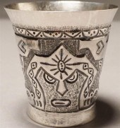 PERUVIAN CHASED STERLING SILVE