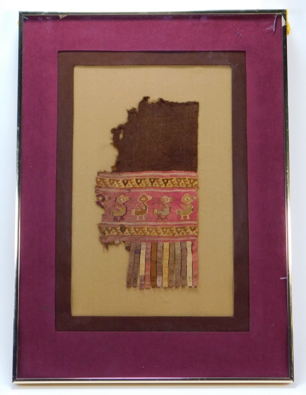 PERUVIAN COPTIC TEXTILE FRAGMENT