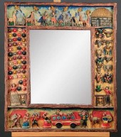 PERUVIAN FOLK ART MIRRORRectan