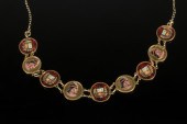 PERUVIAN GOLD COIN NECKLACE Cu