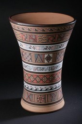 PERUVIAN HAND-PAINTED TERRA CO