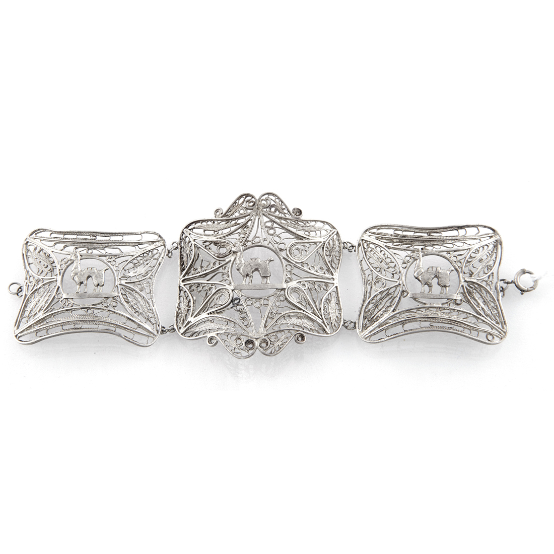 PERUVIAN SILVER FILIGREE LINK