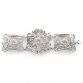 PERUVIAN SILVER FILIGREE LINK