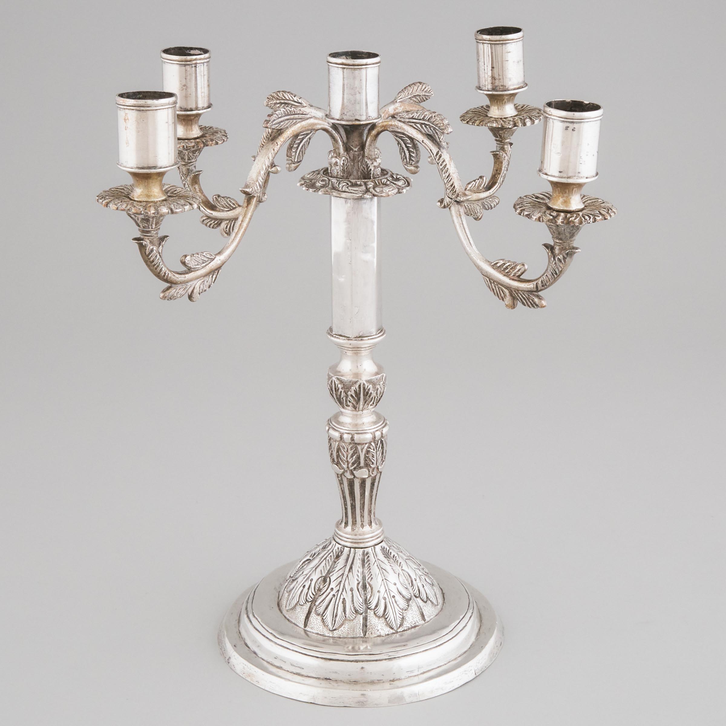 Peruvian Silver Five-Light