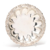 PERUVIAN SILVER REPOUSSE BOWL<