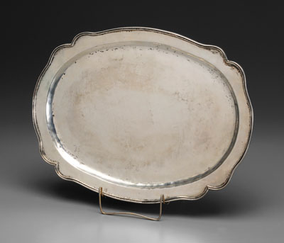 Peruvian Silver Tray probably