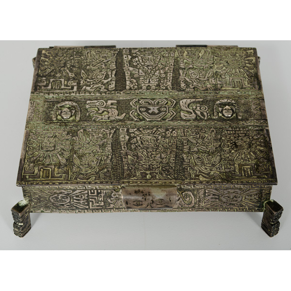Peruvian Sterling Box Peruvian. A