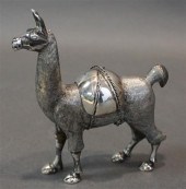 PERUVIAN STERLING SILVER LLAMA