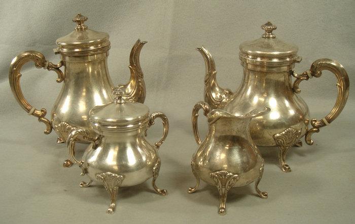 Peruvian sterling silver teaset,