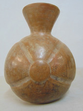 PERUVIAN VASE WITH FAINT PAINT