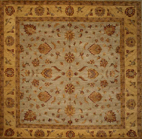 Peshawar Sultanabad Carpet,  13' 9"