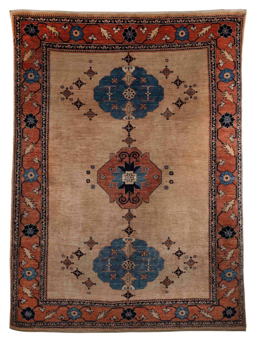 PESHEWAR RUG: 5’0” X 6’7” EARLY