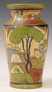 PETATILLO POTTERY VASE, TLAQUE