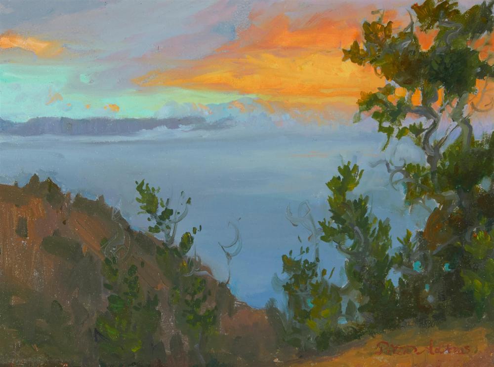 PETER ADAMS, (B. 1950), "EVENING