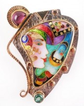 PETER ALEXA ENAMEL CLOISONNE B