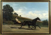 PETER B. WEST, 19TH C. OIL, HO