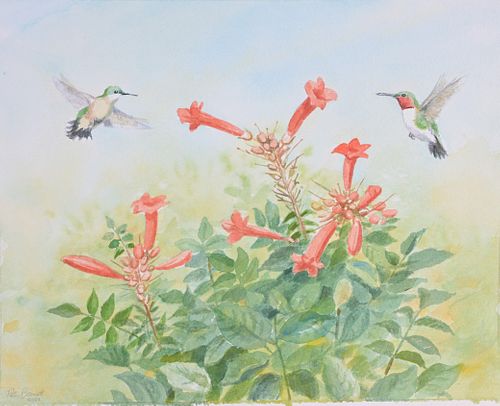 PETER BARRETT (B. 1935) "HUMMING