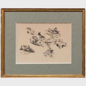 PETER BLUME (1906-1992): LEAF