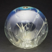 PETER BRAMHALL CLEAR GLASS ORB
