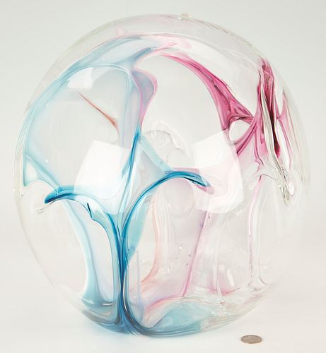 PETER BRAMHALL GLASS VASE #1Peter