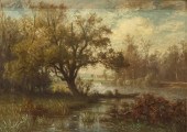 PETER BURNITZ OIL ON CANVAS RI