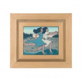 PETER COES "GIRLS RUNNING ON T