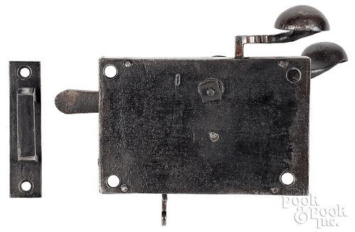PETER DERR RARE IRON DOOR LOCKPeter
