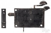 PETER DERR RARE IRON DOOR LOCK