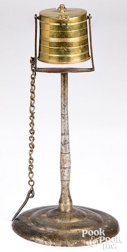 PETER DERR WROUGHT IRON KETTLE