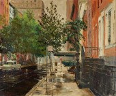 PETER HAYWARD CITYSCAPE PAINTI