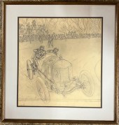 PETER HELCK SIGNED LARGE PENCI