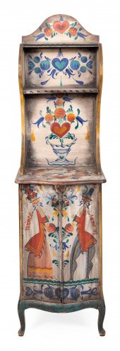 PETER HUNT-DECORATED CABINET M
