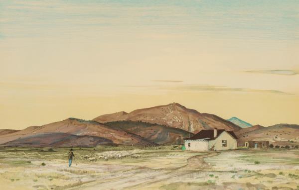 PETER HURD (1904-1984) PENCIL
