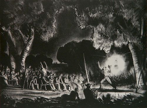 PETER HURD LITHOGRAPHPeter Hurd