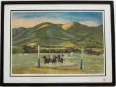 PETER HURD SERIGRAPH (New Mexi