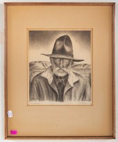 PETER HURD. "SHEEPHERDER," LIT